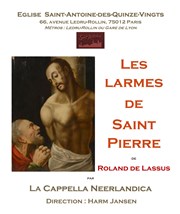 Les larmes de Saint-Pierre Eglise Saint-Antoine des Quinze-Vingts Affiche