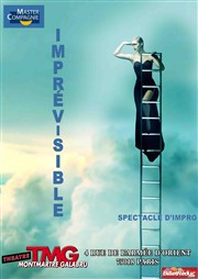 Imprévisible, le spectacle d'impro Thtre Montmartre Galabru Affiche