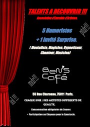 Talents à découvrir!!! par l'association d'Entraide d'Artistes Ben's Caf Affiche