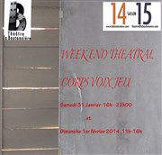 Week-end théâtral corps, voix et jeu La Boutonnire Affiche