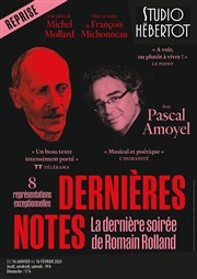 Dernières Notes Studio Hebertot Affiche