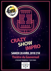 Crazy Show Thtre du Gouvernail Affiche