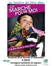 Cécile Lopez dans Ca marche pour moi, j'ai des shoes à vous dire Salle des Arcades Affiche