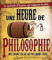 Christophe Delort dans Une heure de philosophie (avec un mec qui ne sait pas grand chose) Carr Rondelet Thtre Affiche