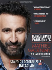 Mathieu Madenian dans En état d'urgence Le Bataclan Affiche