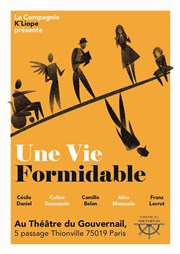 Une vie formidable Thtre du Gouvernail Affiche