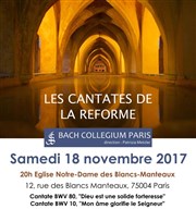 Cantates de la Réforme Eglise Notre Dame des Blancs Manteaux Affiche