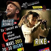 Riké et Bernard Adamus aux Francophonides Centre culturel champvillard Affiche