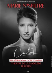 Marie s'infiltre dans Culot Thtre de la Madeleine Affiche