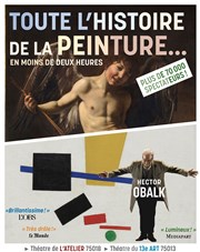 Toute l'histoire de la peinture en moins de deux heures | par Hector Obalk Thtre de l'Atelier Affiche