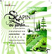 Scapin au jardin Courant d'art caf Affiche