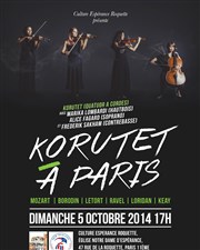 Quatuor à cordes Korutet Eglise Notre Dame d'Esprance Affiche