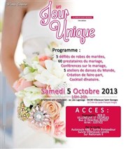 Un jour unique, salon du mariage de Villeneuve St. Georges Gymnase Lo Lagrange Affiche