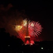 Feu d'artifice du 14 juillet Appartement Social Vibes Affiche