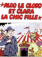 Aldo le clodo et Clara la chic fille Thtre Comdie Gallien Affiche