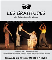 Les gratitudes de Delphine de Vigan Caf Thtre du Ttard Affiche