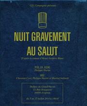 Nuit Gravement Au Salut Thtre du Grand Pavois Affiche