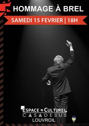 Hommage à Brel Espace Culturel Casadesus Affiche