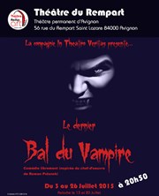 Le dernier bal du vampire Thtre du Rempart Affiche