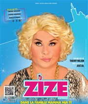 Zize dans La famille Mamma Mia Theatre Maison du peuple Affiche