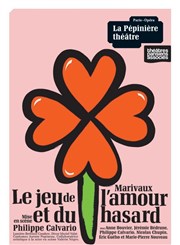 Le jeu de l'amour et du hasard La Ppinire Thtre Affiche