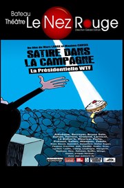 Satire dans la campagne Le Nez Rouge Affiche