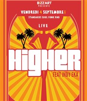 Higher feat Indy Eka Le Bizz'art Club Affiche