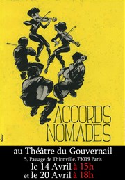 Accords Nomades Thtre du Gouvernail Affiche