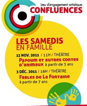 Fables de la Fontaine Confluences Affiche