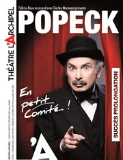 Popeck en petit comité L'Archipel - Salle 1 - bleue Affiche