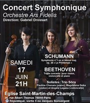 Concert symphonique orchestre Ars Fidelis Paroisse Saint-Martin-des-Champs Affiche