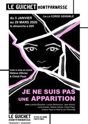 Je ne suis pas une apparition Guichet Montparnasse Affiche