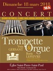 Concert trompette et orgue Eglise Saint Pierre Saint Paul Affiche