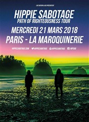 Hippie Sabotage La Maroquinerie Affiche