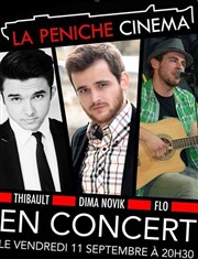 Thibault, Dima et Flo La Pniche Cinma Affiche