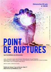 Point de Ruptures Thtre du Temps Affiche