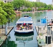 Visite guidée : D'hier à aujourd'hui, une balade pittoresque dans le village de la Villette le long des canaux | par Bruno Barthelemy La Rotonde de la Villette Affiche