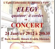 Elegy : Quatuor à cordes Eglise des Billettes Affiche