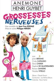 Grossesses nerveuses | Avec Anémone et Henry Guybet Thtre Daunou Affiche