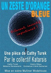 Un zeste d'orange bleu Spotlight Affiche