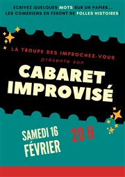 Cabaret d'improvisation théâtrale Maison Colucci Affiche