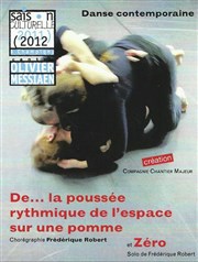 De...la poussée rythmique de l'espace sur une pomme Centre Olivier Messiaen Affiche