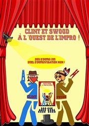 Clint et Swood a l'ouest de l'impro ! Thtre Nicolange Affiche