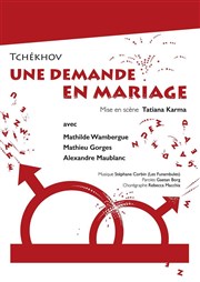 Une Demande en mariage Chapeau d'Ebne Thtre Affiche