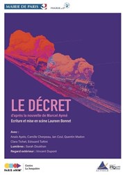 Le Décret Centre Paris Anim' La Jonquire Affiche