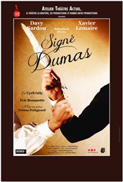 Signé Dumas Thtre de La Garenne Affiche