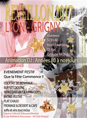 Réveillon 2017 à Lyon-Grigny Centre culturel Edouard Brenot Affiche