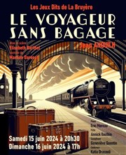 Le Voyageur Sans Bagage Thtre Blanche de Castille Affiche