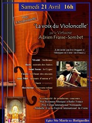 Récital : La voix du Violoncelle Eglise Sainte Marie des Batignolles Affiche