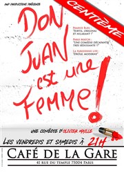 Don Juan est une femme ! Caf de la Gare Affiche